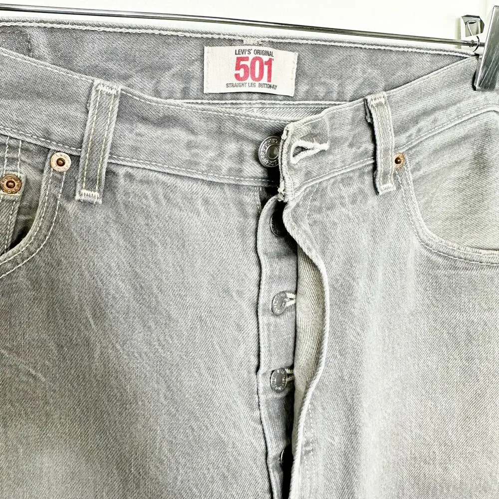 Levi Gray 501 Jeans 36 X 28